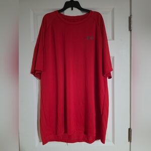 Under Armour Men's Red T-Shirt Big & Tall Size 2XLT The Tech Tee